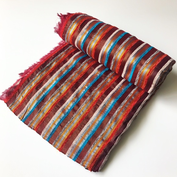 Atelier Sona Other - Handmade Moroccan Blanket - Brown Multicolor